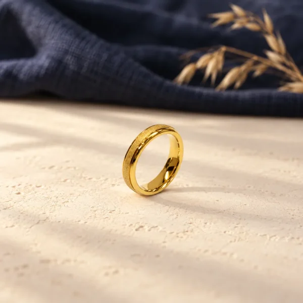 Tungsten Band · Gold, BG018