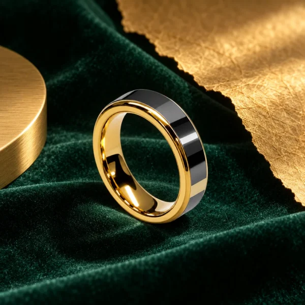 Tungsten Band · Gold / Silver, BG034